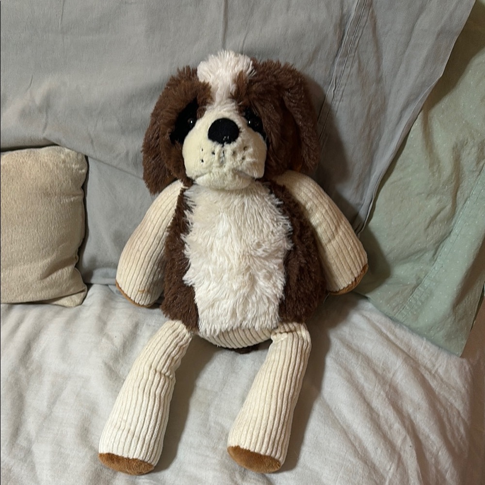 Brown and White Plush